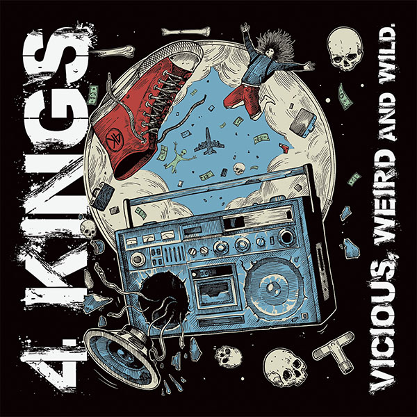 4Kings Vicious, weird and wild_CD